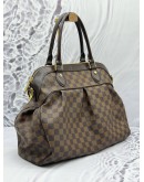 (CLEAR STOCK) LOUIS VUITTON TREVI GM HANDBAG IN BROWN DAMIER EBENE CANVAS