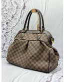(CLEAR STOCK) LOUIS VUITTON TREVI GM HANDBAG IN BROWN DAMIER EBENE CANVAS