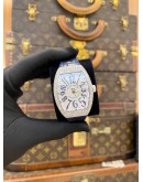 (LIKE NEW) 2020 FRANCK MULLER VANGUARD FACTORY DIAMOND REF V32SCATFOD WHITE DIAL 32MM AUTOMATIC WATCH -FULL SET-