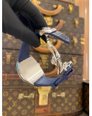 (BRAND NEW) 2024 FRANCK MULLER VANGUARD REF YACHTING V41 SC DT YACHTING SUNBURST BLUE DIAL 45MM AUTOMATIC WATCH -FULL SET-