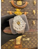 (UNUSED) 2024 FREDERIQUE CONSTANT HEART BEAT UNISEX REF FC-315M4P6B WHITE OPENWORK ROMAN NUMERALS DIAL 40MM AUTOMATIC WATCH