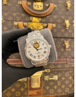 (UNUSED) 2024 FREDERIQUE CONSTANT HEART BEAT UNISEX REF FC-315M4P6B WHITE OPENWORK ROMAN NUMERALS DIAL 40MM AUTOMATIC WATCH