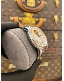 (UNUSED) 2024 FREDERIQUE CONSTANT HEART BEAT UNISEX REF FC-315M4P6B WHITE OPENWORK ROMAN NUMERALS DIAL 40MM AUTOMATIC WATCH