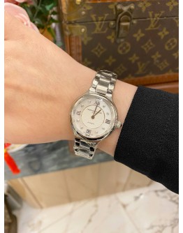 (BRAND NEW) 2024 FREDERIQUE CONSTANT CLASSICS DELIGHT REF FC-306WHD3ER6B MOTHER OF PEARL DIAMOND DIAL 33MM AUTOMATIC WATCH -FULL SET-