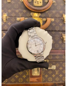(BRAND NEW) 2024 FREDERIQUE CONSTANT CLASSICS DELIGHT REF FC-306WHD3ER6B MOTHER OF PEARL DIAMOND DIAL 33MM AUTOMATIC WATCH -FULL SET-
