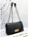 FURLA JULIA SHOULDER BAG IN BLACK LEATHER 