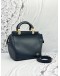 GIVENCHY HDG TOP HANDLE BAG WITH SHOULDER STRAP IN DARK BLUE LEATHER
