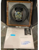 (UNUSED) 2022 GRAHAM CHRONOFIGHTER OVERSIZE GREEN FLASH DIAL WITH YELLOW ARABIC NUMERALS 47MM AUTOMATIC WATCH -FULL SET-