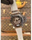 2022 GRAHAM CHRONOFIGHTER OVERSIZE REF 2CCAU.B09A GREEN FLASH DIAL WITH YELLOW ARABIC NUMERALS 47MM AUTOMATIC WATCH