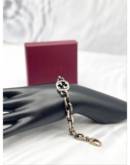 GUCCI INTERLOCKING G BRACELET IN 925 STERLING SILVER