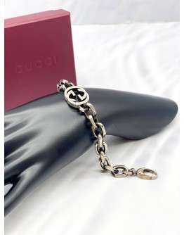 GUCCI INTERLOCKING G BRACELET IN 925 STERLING SILVER