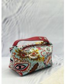 (LIKE NEW) EMILIO PUCCI POUCH BAG IN MULTICOLOR SILK 