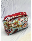 (LIKE NEW) EMILIO PUCCI POUCH BAG IN MULTICOLOR SILK 