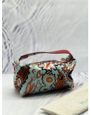 (LIKE NEW) EMILIO PUCCI POUCH BAG IN MULTICOLOR SILK 