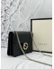 (CNY PROMO) (LIKE NEW) GUCCI INTERLOCKING G SMALL CROSSBODY BAG IN BLACK LEATHER -FULL SET-