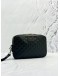 (LIKE NEW) GUCCI CLUTCH IN BLACK GG MICROGUCCISSIMA CALFSKIN LEATHER