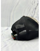 (LIKE NEW) GUCCI TIGERS PRINT BASEBALL CAP IN BEIGE GG SUPREME CANVAS 