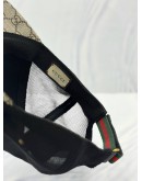(LIKE NEW) GUCCI TIGERS PRINT BASEBALL CAP IN BEIGE GG SUPREME CANVAS 