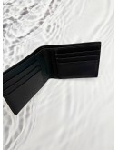 (LIKE NEW) GUCCI MULTIPLE WALLET IN BLACK GG MICROGUCCISSIMA CALFSKIN LEATHER