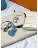 (LIKE NEW) HERMES BIRKIN 35 IN JEAN BLUE TOGO LEATHER -FULL SET-