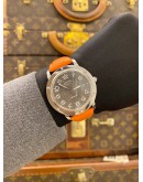 (LIKE NEW) HERMES CLIPPER REF CP2.810 GREY DIAL 39MM AUTOMATIC WATCH