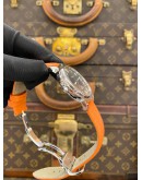 (LIKE NEW) HERMES CLIPPER REF CP2.810 GREY DIAL 39MM AUTOMATIC WATCH