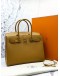 (BRAND NEW) 2021 HERMES BIRKIN 30 BAG IN MOUTARDE EPSOM LEATHER -FULL SET-