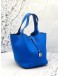 2016 HERMES PICOTIN LOCK 22 IN BLEU HYDRA TOGO LEATHER