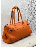 (CNY PROMO) HERMES ATLAS TOTE BAG IN ORANGE TOGO LEATHER 