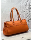 (CNY PROMO) HERMES ATLAS TOTE BAG IN ORANGE TOGO LEATHER 
