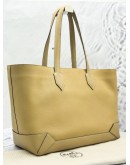 (LIKE NEW) HERMES MAXIBOX CABAS 36 TOTE BAG IN BEIGE EVERCOLOR WITH EPSOM LEATHER
