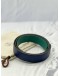 (LIKE NEW) HERMES REVERSIBLE BELT SIZE 100CM IN BLUE EPSOM LEATHER WITH GREEN ODYSSEE LEATHER