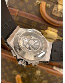 2023 HUBLOT BIG BANG STEEL CERAMIC CHRONOGRAPH REF 301.SB.131.RX BLACK DIAL 44MM AUTOMATIC WATCH