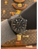 (LIKE NEW) 2023 HUBLOT CLASSIC FUSION BLACK MAGIC CERAMIC REF 542.CM.1171.RX BLACK DIAL 42MM AUTOMATIC WATCH