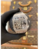 2023 HUBLOT SPIRIT OF BIG BANG TITANIUM REF 642.NX.0170.RX SKELETON DIAL 42MM AUTOMATIC WATCH