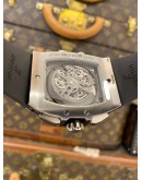 2023 HUBLOT SPIRIT OF BIG BANG TITANIUM REF 642.NX.0170.RX SKELETON DIAL 42MM AUTOMATIC WATCH