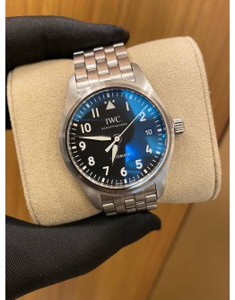 (UNUSED) 2022 IWC PILOT REF IW324010 BLACK DIAL 36MM AUTOMATIC WATCH -FULL SET-