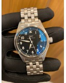 (UNUSED) 2022 IWC PILOT REF IW324010 BLACK DIAL 36MM AUTOMATIC WATCH -FULL SET-