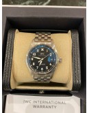 (UNUSED) 2022 IWC PILOT REF IW324010 BLACK DIAL 36MM AUTOMATIC WATCH -FULL SET-