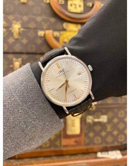 2015 IWC PORTOFINO AUTOMATIC REF IW356303 SILVER DIAL 39MM AUTOMATIC WATCH -FULL SET-