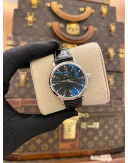 (LIKE NEW) 2020 IWC PORTOFINO REF IW357405 DIAMOND GREEN DIAL 34MM AUTOMATIC WATCH -FULL SET-