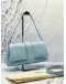 (LIKE NEW) JACQUEMUS LE BAMBIMOU SHOULDER BAG IN LIGHT BLUE LEATHER