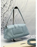 (LIKE NEW) JACQUEMUS LE BAMBIMOU SHOULDER BAG IN LIGHT BLUE LEATHER
