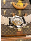 (UNUSED) 2022 JAEGER-LECOULTRE MASTER ULTRA THIN MOON FACE REF Q1368430 WHITE DIAL 39MM AUTOMATIC WATCH -FULL SET-