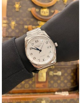 (LIKE NEW) 2022 LONGINES MASTER COLLECTION REF L2.793.4.78.6 WHITE DIAL 40MM AUTOMATIC WATCH -FULL SET-