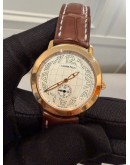 (LIKE NEW) 2010 AP AUDEMARS PIGUET JULES 18K 750 ROSE GOLD REF 15056OR LIMITED EDITION DIAL 37MM MANUAL WINDING WATCH