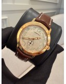 (LIKE NEW) 2010 AP AUDEMARS PIGUET JULES 18K 750 ROSE GOLD REF 15056OR LIMITED EDITION DIAL 37MM MANUAL WINDING WATCH