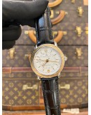 (LIKE NEW) 2007 MAURICE LACROIX MASTERPIECE CINQ AIGUILLES 18K 750 ROSE GOLD BEZEL REF MP6328-PS101 WHITE DIAL 40MM AUTOMATIC WATCH