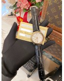 (LIKE NEW) 2007 MAURICE LACROIX MASTERPIECE CINQ AIGUILLES 18K 750 ROSE GOLD BEZEL REF MP6328-PS101 WHITE DIAL 40MM AUTOMATIC WATCH