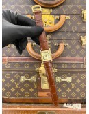 CARTIER TANK VERMEIL MUST DE REF 2415 SILVER DIAL 22MM X 30MM QUARTZ WATCH